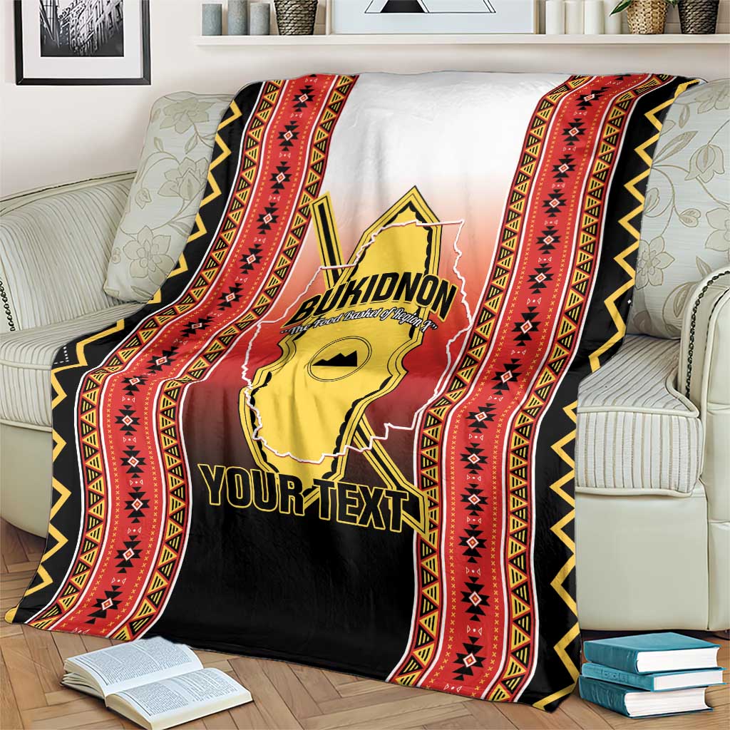 Personalised Bukidnon Philippines Blanket The Food Basket of Region X LT14 - Polynesian Pride