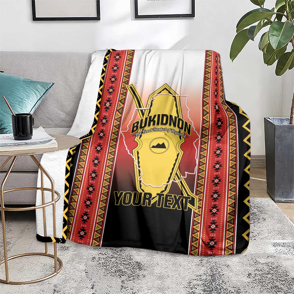 Personalised Bukidnon Philippines Blanket The Food Basket of Region X LT14 - Polynesian Pride
