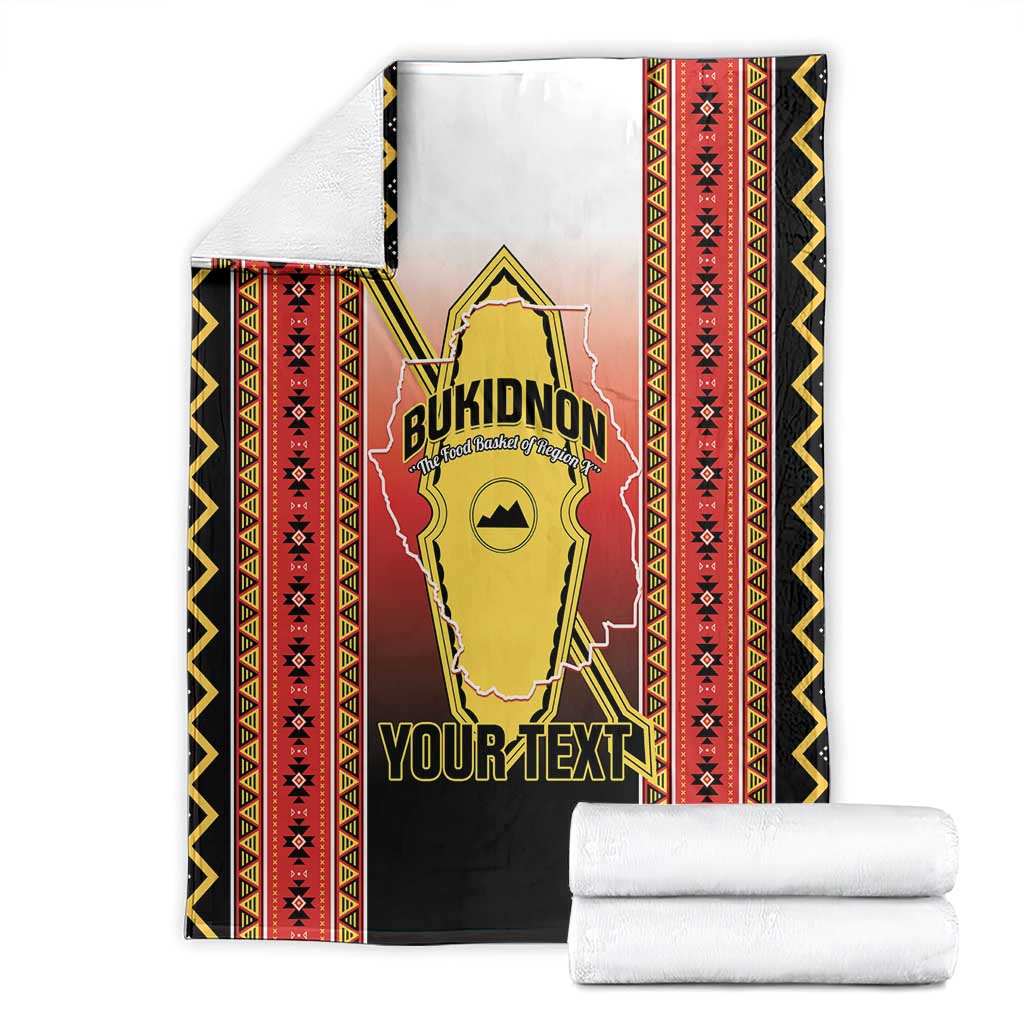 Personalised Bukidnon Philippines Blanket The Food Basket of Region X LT14 - Polynesian Pride