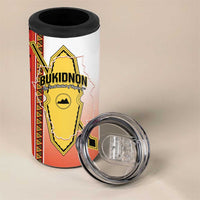 Personalised Bukidnon Philippines 4 in 1 Can Cooler Tumbler The Food Basket of Region X LT14 - Polynesian Pride