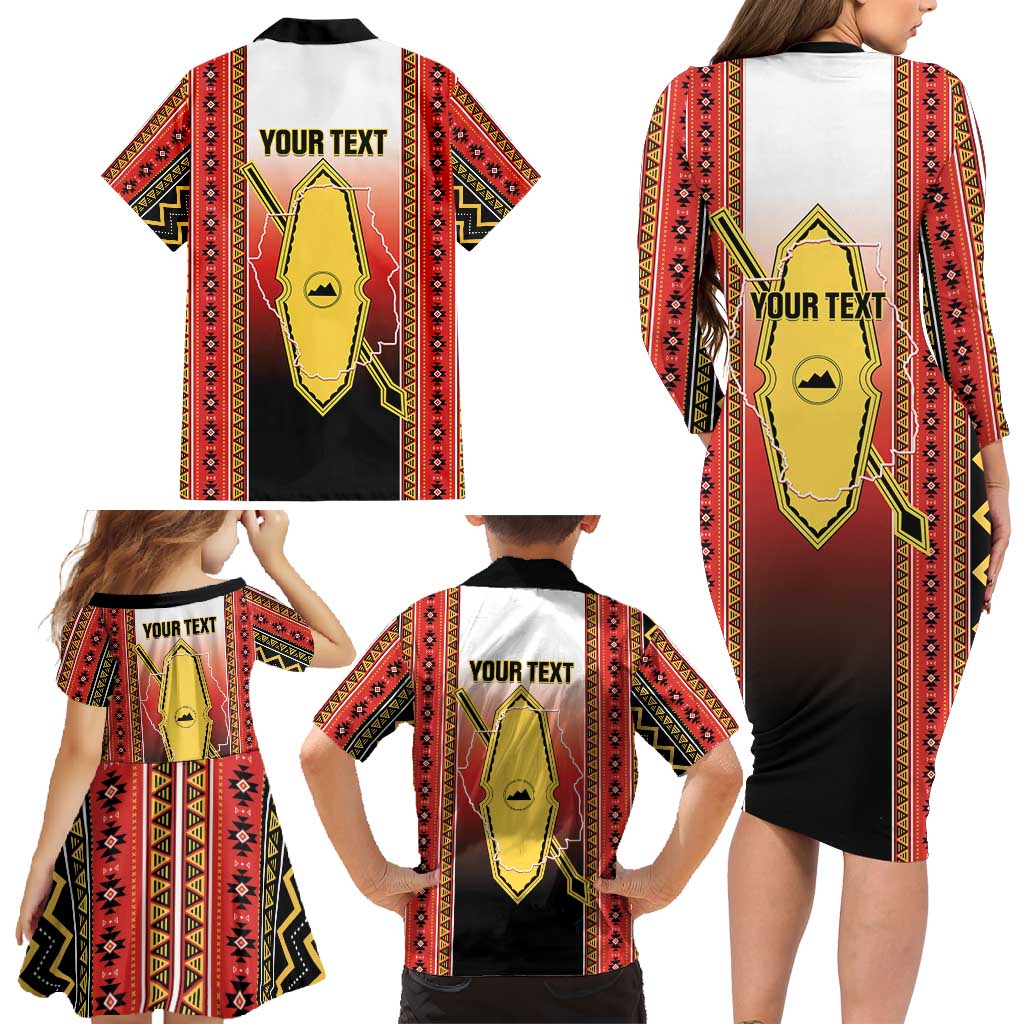Personalised Bukidnon Philippines Family Matching Long Sleeve Bodycon Dress and Hawaiian Shirt The Food Basket of Region X LT14 - Polynesian Pride