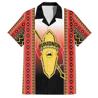 Personalised Bukidnon Philippines Family Matching Long Sleeve Bodycon Dress and Hawaiian Shirt The Food Basket of Region X LT14 Dad's Shirt - Short Sleeve Red - Polynesian Pride