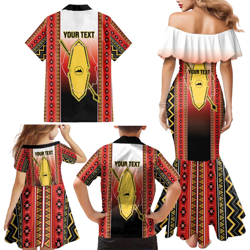 Personalised Bukidnon Philippines Family Matching Mermaid Dress and Hawaiian Shirt The Food Basket of Region X LT14 - Polynesian Pride