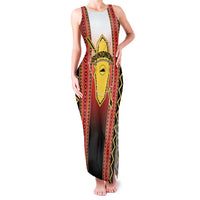 Personalised Bukidnon Philippines Family Matching Tank Maxi Dress and Hawaiian Shirt The Food Basket of Region X LT14 Mom's Dress Red - Polynesian Pride