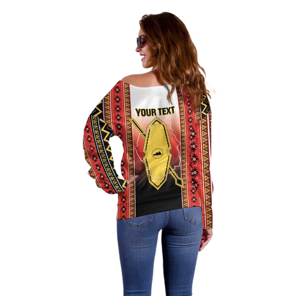 Personalised Bukidnon Philippines Off Shoulder Sweater The Food Basket of Region X