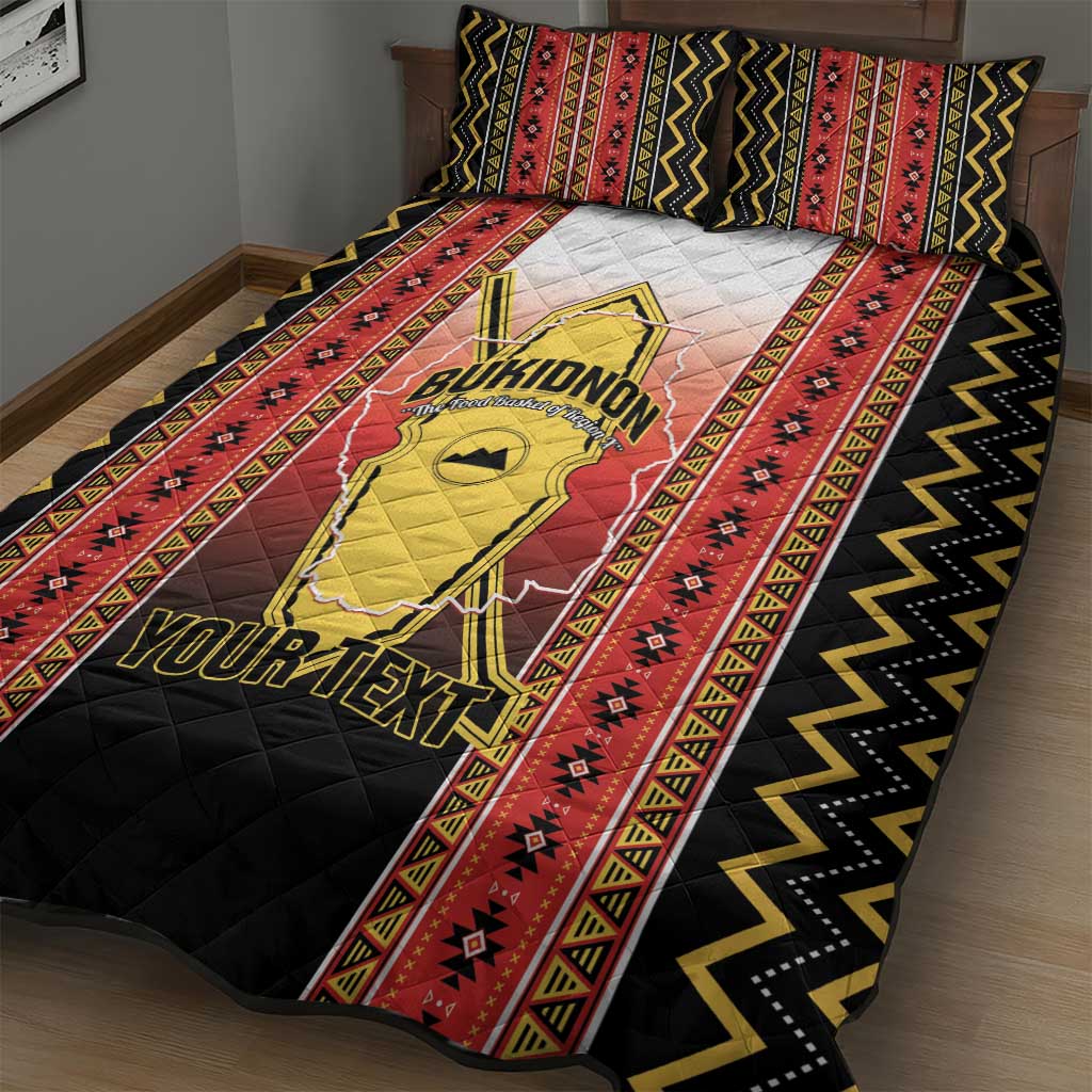 Personalised Bukidnon Philippines Quilt Bed Set The Food Basket of Region X