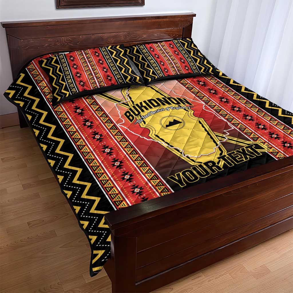 Personalised Bukidnon Philippines Quilt Bed Set The Food Basket of Region X