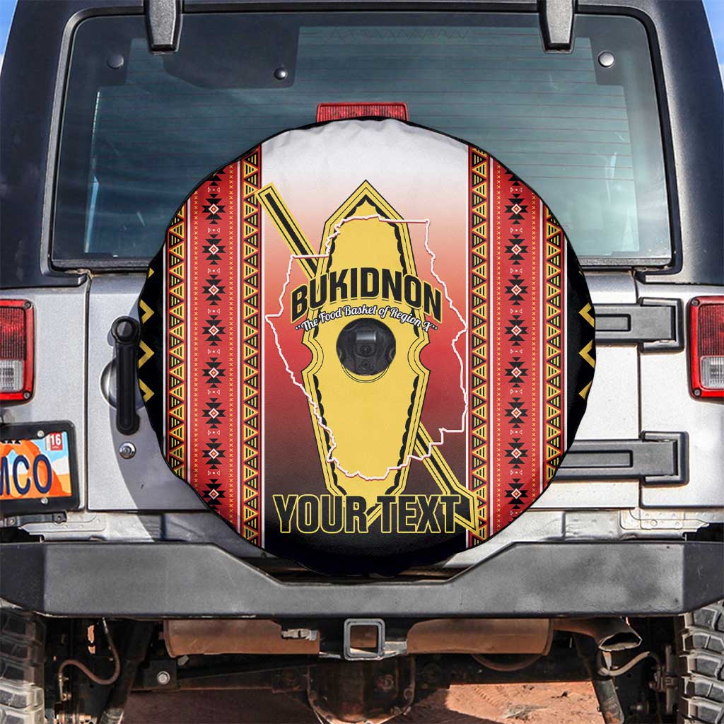 Personalised Bukidnon Philippines Spare Tire Cover The Food Basket of Region X