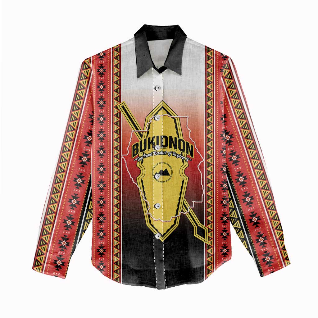 Personalised Bukidnon Philippines Women Casual Shirt The Food Basket of Region X LT14 - Polynesian Pride