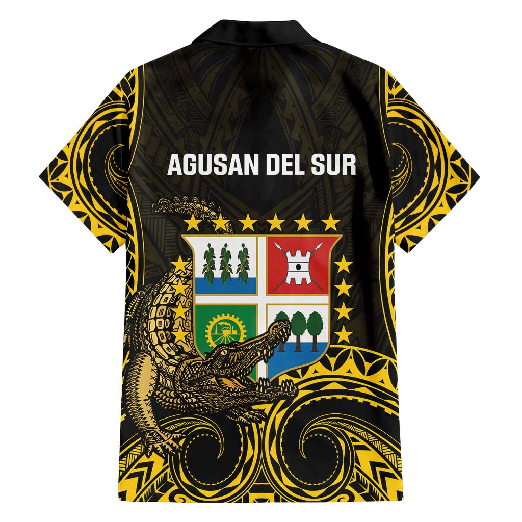 Agusan del Sur Philippines Family Matching Off Shoulder Maxi Dress and Hawaiian Shirt Habagatang Agusan Lolong LT14 - Polynesian Pride