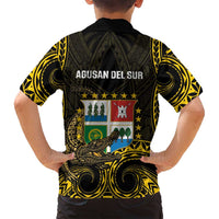 Agusan del Sur Philippines Family Matching Summer Maxi Dress and Hawaiian Shirt Habagatang Agusan Lolong LT14 - Polynesian Pride