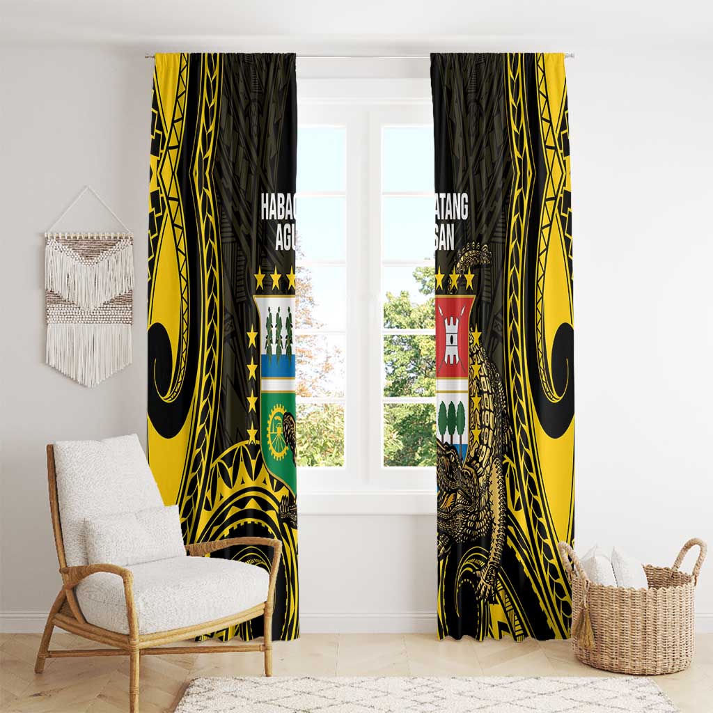 Agusan del Sur Philippines Window Curtain Habagatang Agusan Lolong