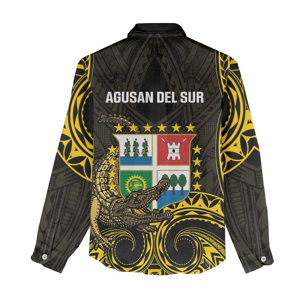 Agusan del Sur Philippines Women Casual Shirt Habagatang Agusan Lolong