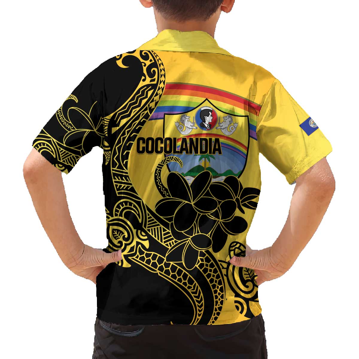 Quezon Province Family Matching Off The Shoulder Long Sleeve Dress and Hawaiian Shirt Cocolandia Philippines Turtle LT14 - Polynesian Pride