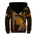 Polynesian Pride Hawaiian Islands Sherpa Hoodie Lani Map Gold Kanaka With Kakau LT14 - Polynesian Pride