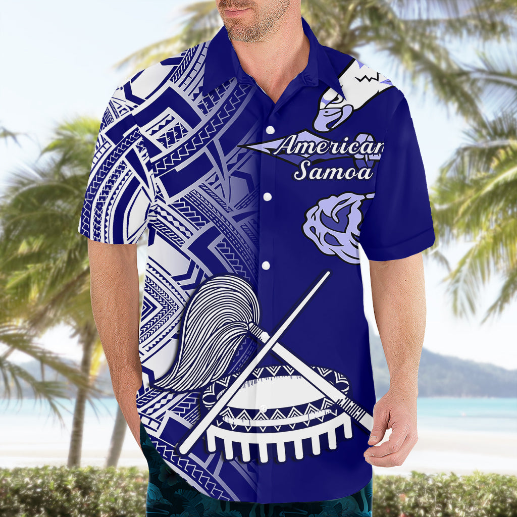 Personalised American Samoa Hawaiian Shirt July 4 Independence Day LT14 - Polynesian Pride