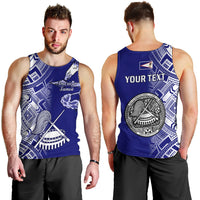 Personalised American Samoa Men Tank Top July 4 Independence Day LT14 - Polynesian Pride