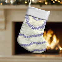 Hawaii Honohono Palaka Motifs Christmas Stocking Hawaiian Orchid Lei