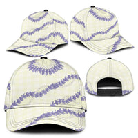 Hawaii Honohono Palaka Motifs Classic Cap Hawaiian Orchid Lei