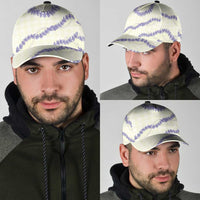 Hawaii Honohono Palaka Motifs Classic Cap Hawaiian Orchid Lei