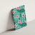 Cyan Hawaii Hibiscus With Tropical Flowers Motifs Canvas Wall Art - Polynesian Pride