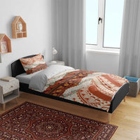 Aloha Hawaii Mikioi Lei Bedding Set Beige Tropical Flower Pattern - Polynesian Pride
