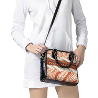 Aloha Hawaii Mikioi Lei Shoulder Handbag Beige Tropical Flower Pattern - Polynesian Pride