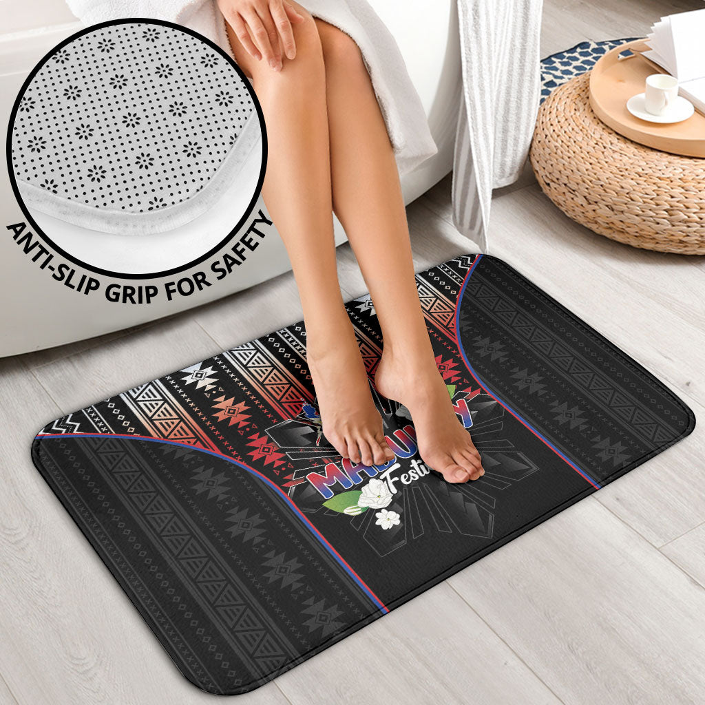 Mabuhay Philippines Festival Bathroom Set Filipino Map Sampaguita Igorot Pattern LT14 - Polynesian Pride