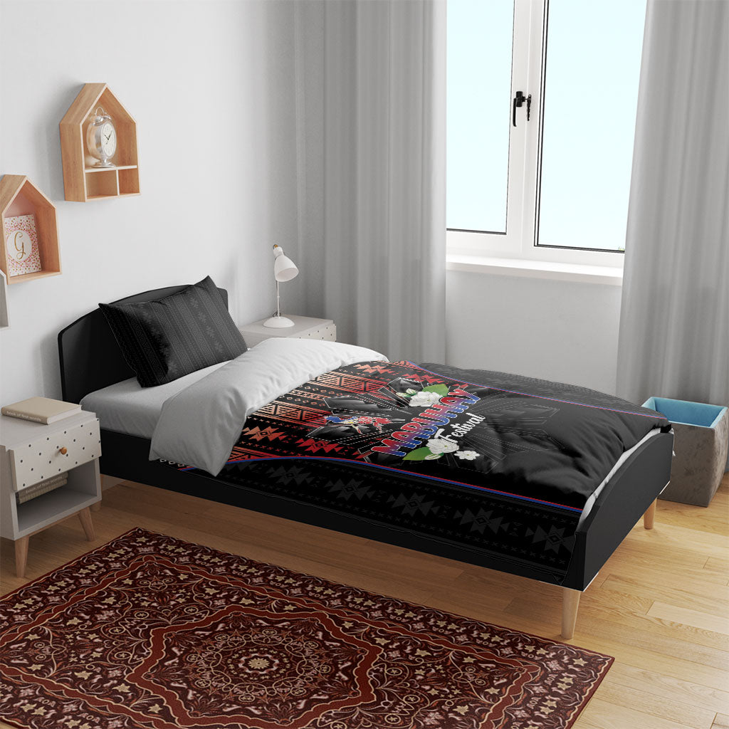 Mabuhay Philippines Festival Bedding Set Filipino Map Sampaguita Igorot Pattern LT14 - Polynesian Pride