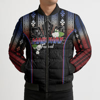Mabuhay Philippines Festival Bomber Puffer Jacket Filipino Map Sampaguita Igorot Pattern LT14 - Polynesian Pride