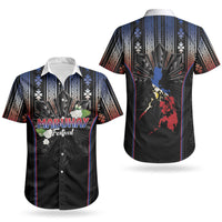 Mabuhay Philippines Festival Couples Matching Long Sleeve Bodycon Dress and Hawaiian Shirt Filipino Map Sampaguita Igorot Pattern LT14 - Polynesian Pride