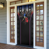 Mabuhay Philippines Festival Door Cover Filipino Map Sampaguita Igorot Pattern LT14 - Polynesian Pride