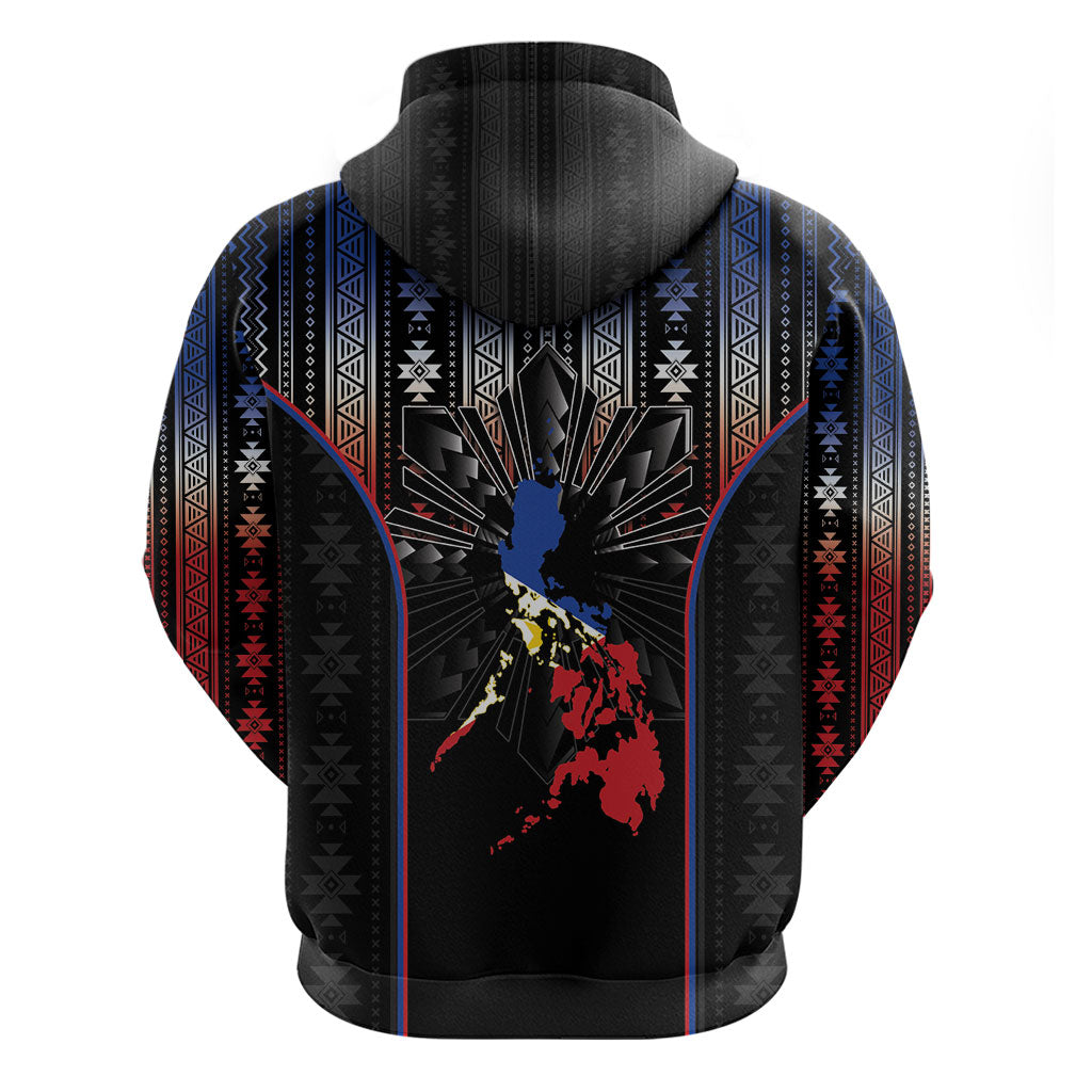 Mabuhay Philippines Festival Hoodie Filipino Map Sampaguita Igorot Pattern LT14 - Polynesian Pride