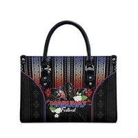 Mabuhay Philippines Festival Leather Bag Filipino Map Sampaguita Igorot Pattern LT14 - Polynesian Pride