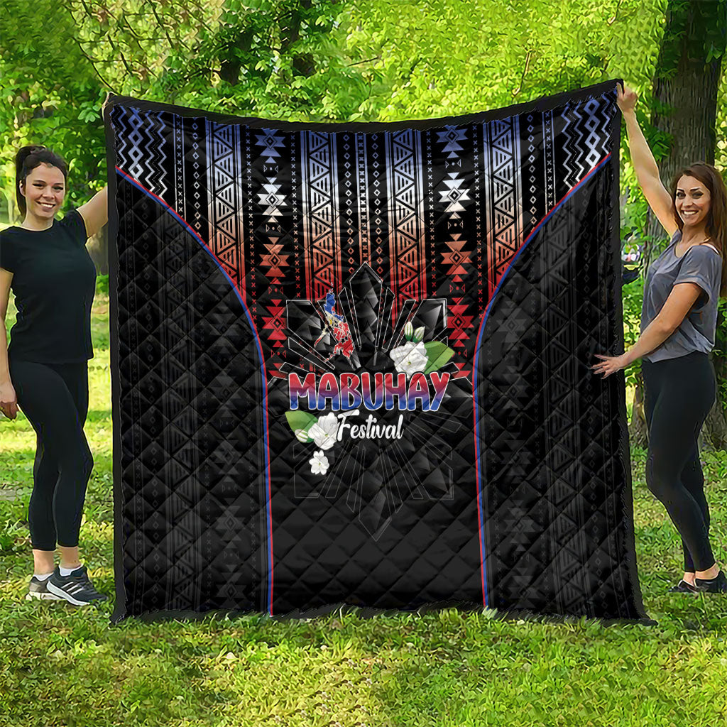 Mabuhay Philippines Festival Quilt Filipino Map Sampaguita Igorot Pattern LT14 - Polynesian Pride