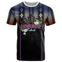 Mabuhay Philippines Festival T Shirt Filipino Map Sampaguita Igorot Pattern LT14 Black - Polynesian Pride