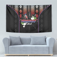 Mabuhay Philippines Festival Tapestry Filipino Map Sampaguita Igorot Pattern LT14 - Polynesian Pride
