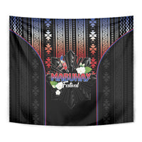 Mabuhay Philippines Festival Tapestry Filipino Map Sampaguita Igorot Pattern LT14 - Polynesian Pride