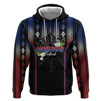 Mabuhay Philippines Festival Zip Hoodie Filipino Map Sampaguita Igorot Pattern LT14 Pullover Hoodie Black - Polynesian Pride