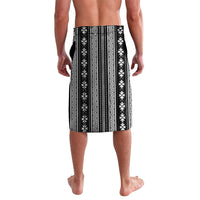 Mabuhay Philippines Festival Lavalava Filipino Map Black White Igorot Pattern LT14 - Polynesian Pride