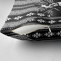 Mabuhay Philippines Festival Pillow Cover Filipino Map Black White Igorot Pattern LT14 - Polynesian Pride