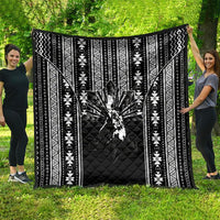 Mabuhay Philippines Festival Quilt Filipino Map Black White Igorot Pattern LT14 - Polynesian Pride
