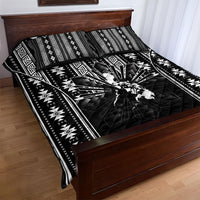 Mabuhay Philippines Festival Quilt Bed Set Filipino Map Black White Igorot Pattern LT14 - Polynesian Pride