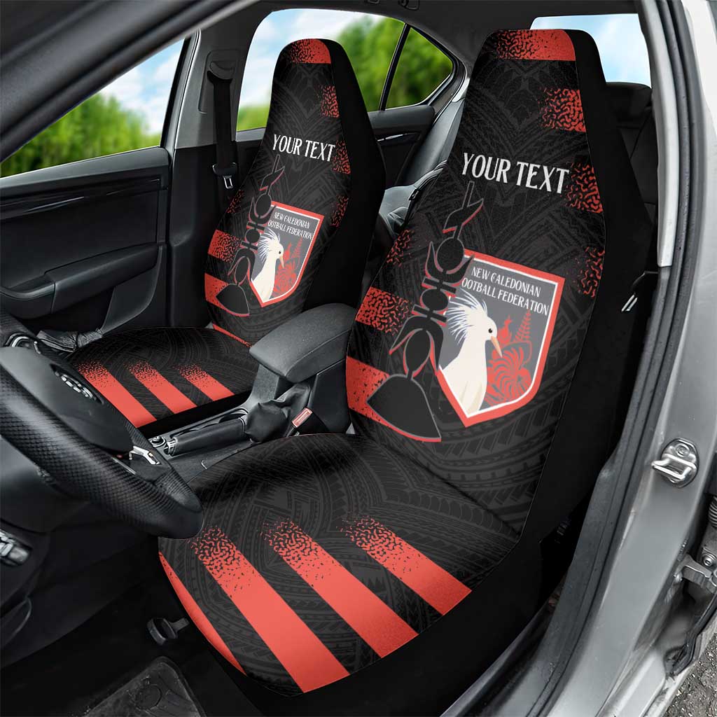 Custom New Caledonia Football Car Seat Cover Allez Les Cagous Polynesian Pattern LT14 - Polynesian Pride