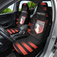 Custom New Caledonia Football Car Seat Cover Allez Les Cagous Polynesian Pattern LT14 - Polynesian Pride