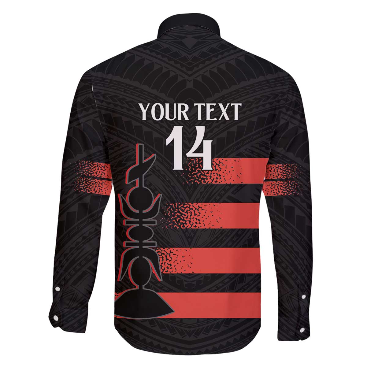 Custom New Caledonia Football Family Matching Off The Shoulder Long Sleeve Dress and Hawaiian Shirt Allez Les Cagous Polynesian Pattern LT14 - Polynesian Pride
