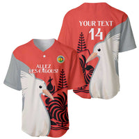 Custom Nouvelle-Caledonie Football Baseball Jersey Allez Les Cagous Simple Style LT14 - Polynesian Pride