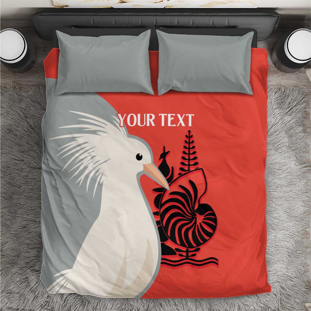 Custom Nouvelle-Caledonie Football Bedding Set Allez Les Cagous Simple Style LT14 Red - Polynesian Pride