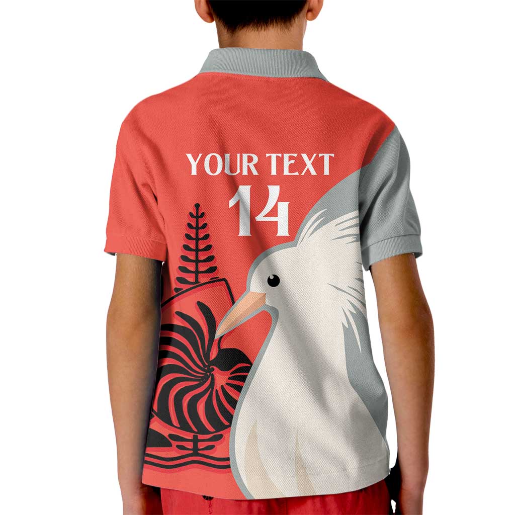 Custom Nouvelle-Caledonie Football Kid Polo Shirt Allez Les Cagous Simple Style