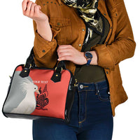 Custom Nouvelle-Caledonie Football Shoulder Handbag Allez Les Cagous Simple Style